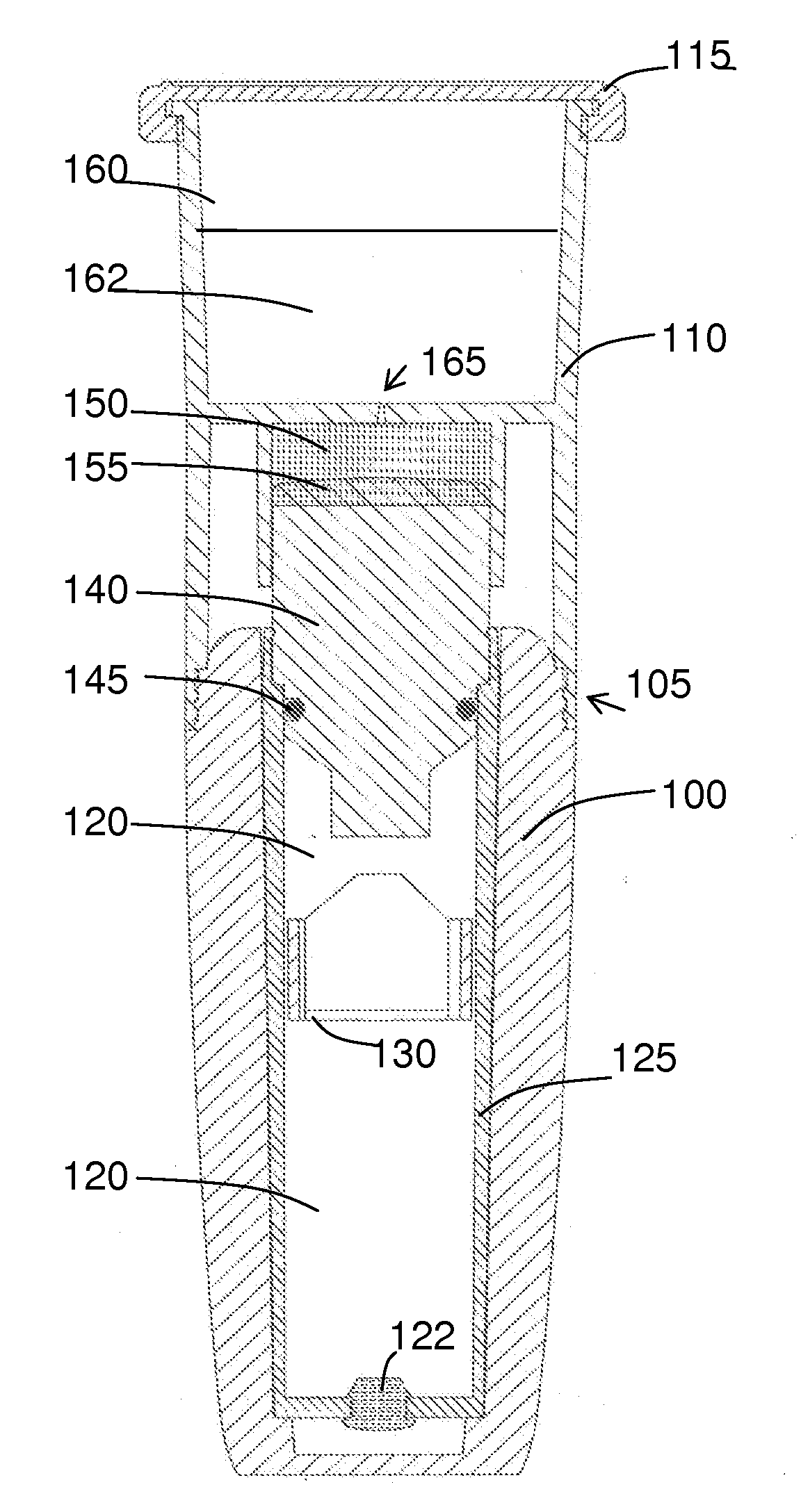 Cooling device for locally anesthetizing an area on the surface of the body