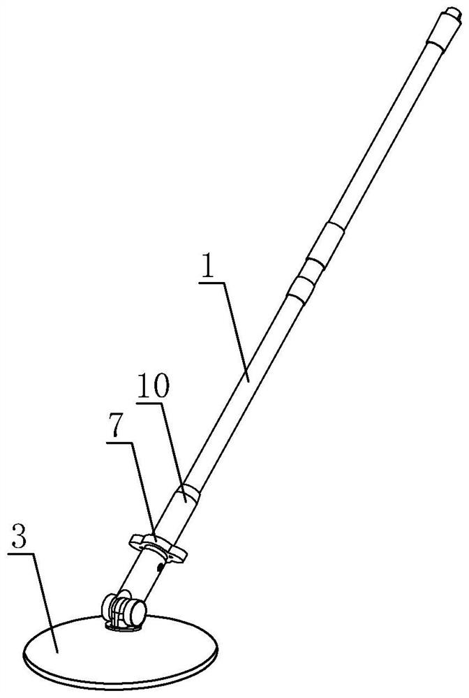 Mop and its cleaning device