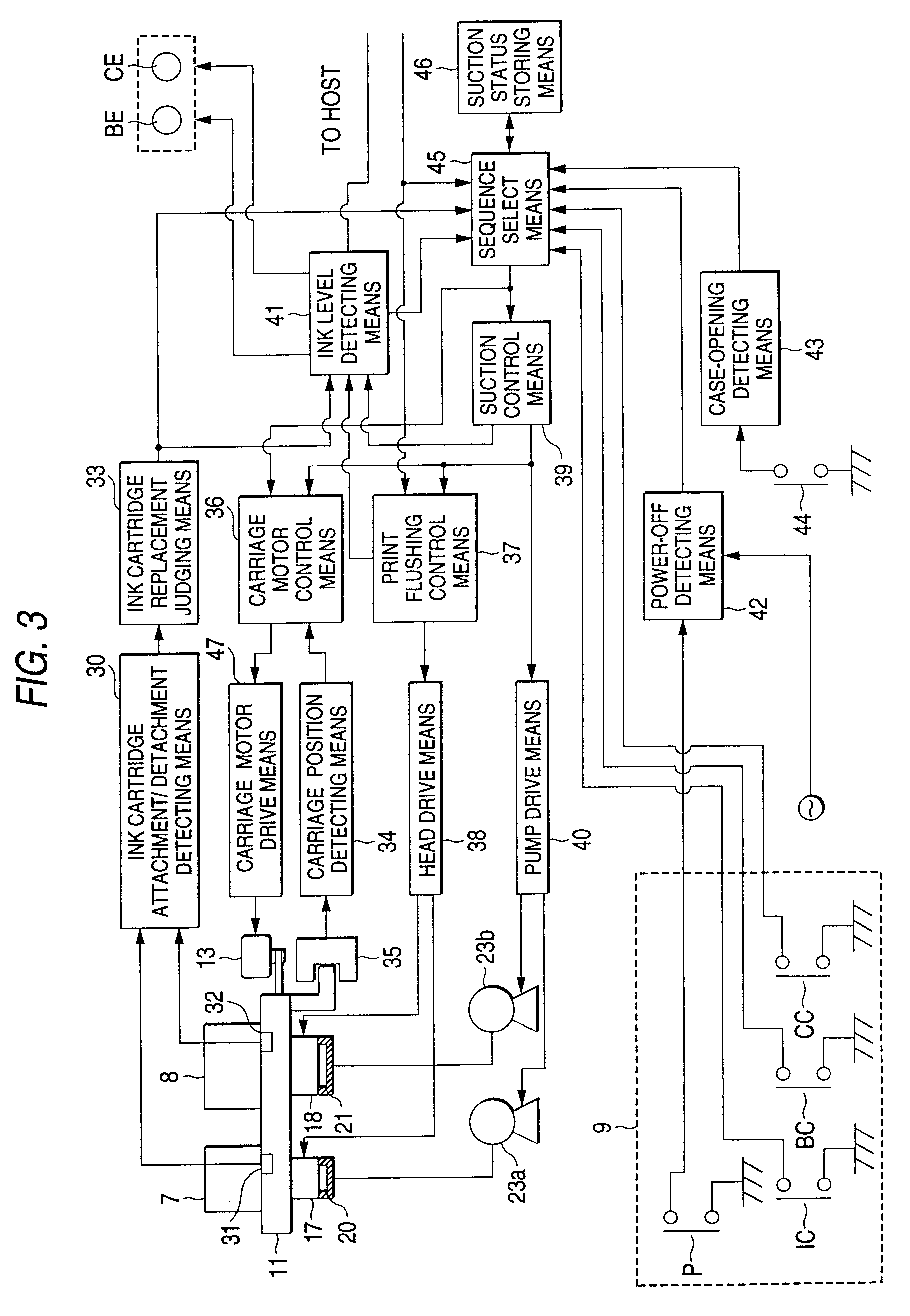 Ink jet recording device