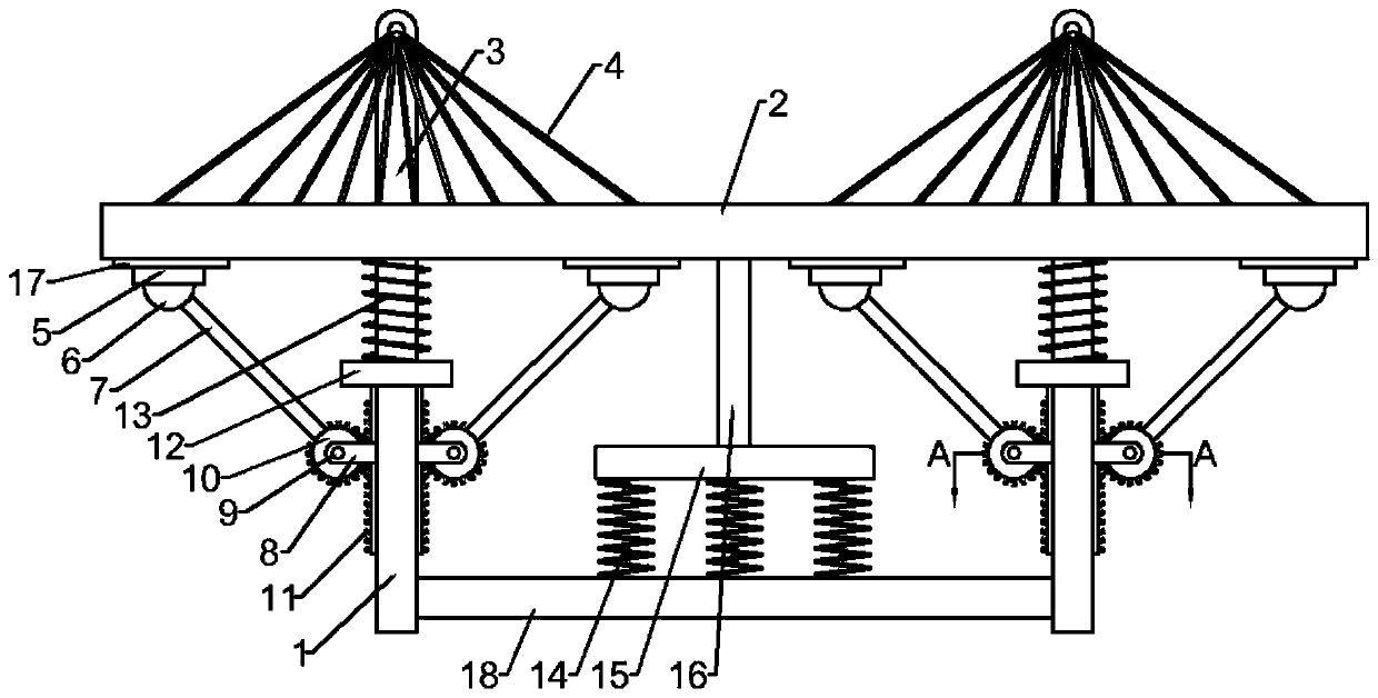 Bridge damping device