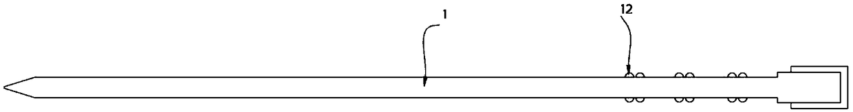 Embedded chest drainage catheter