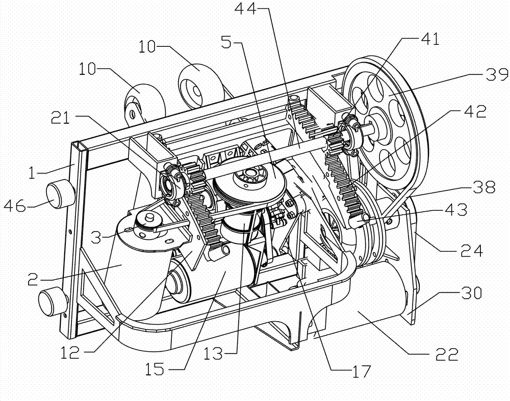 Three-dimensional massage device of massage armchair