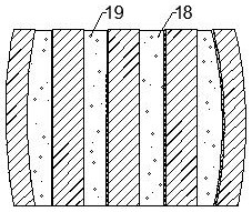 Ecological reef device for purifying water quality by utilizing alga, snail and fish symbiotic system