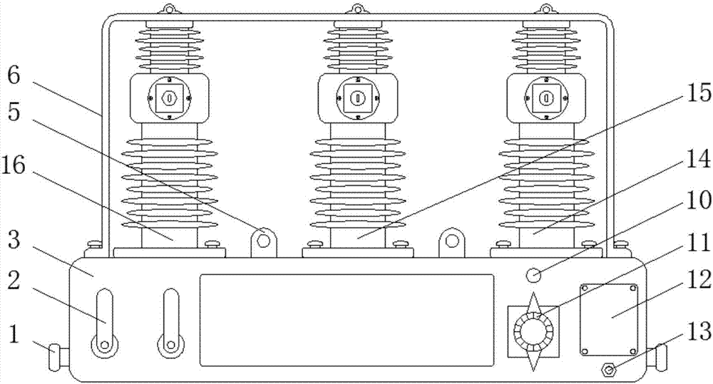 High-voltage AC vacuum circuit breaker