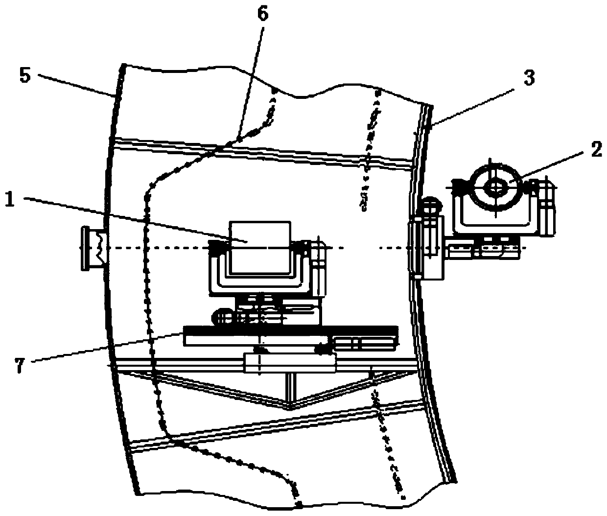 On-line calibration method of thermal imager in space simulation environment