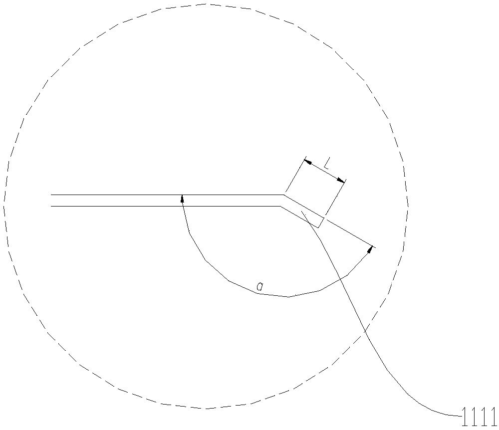 Slope mechanism for anti-swing track of vertical circulating garage