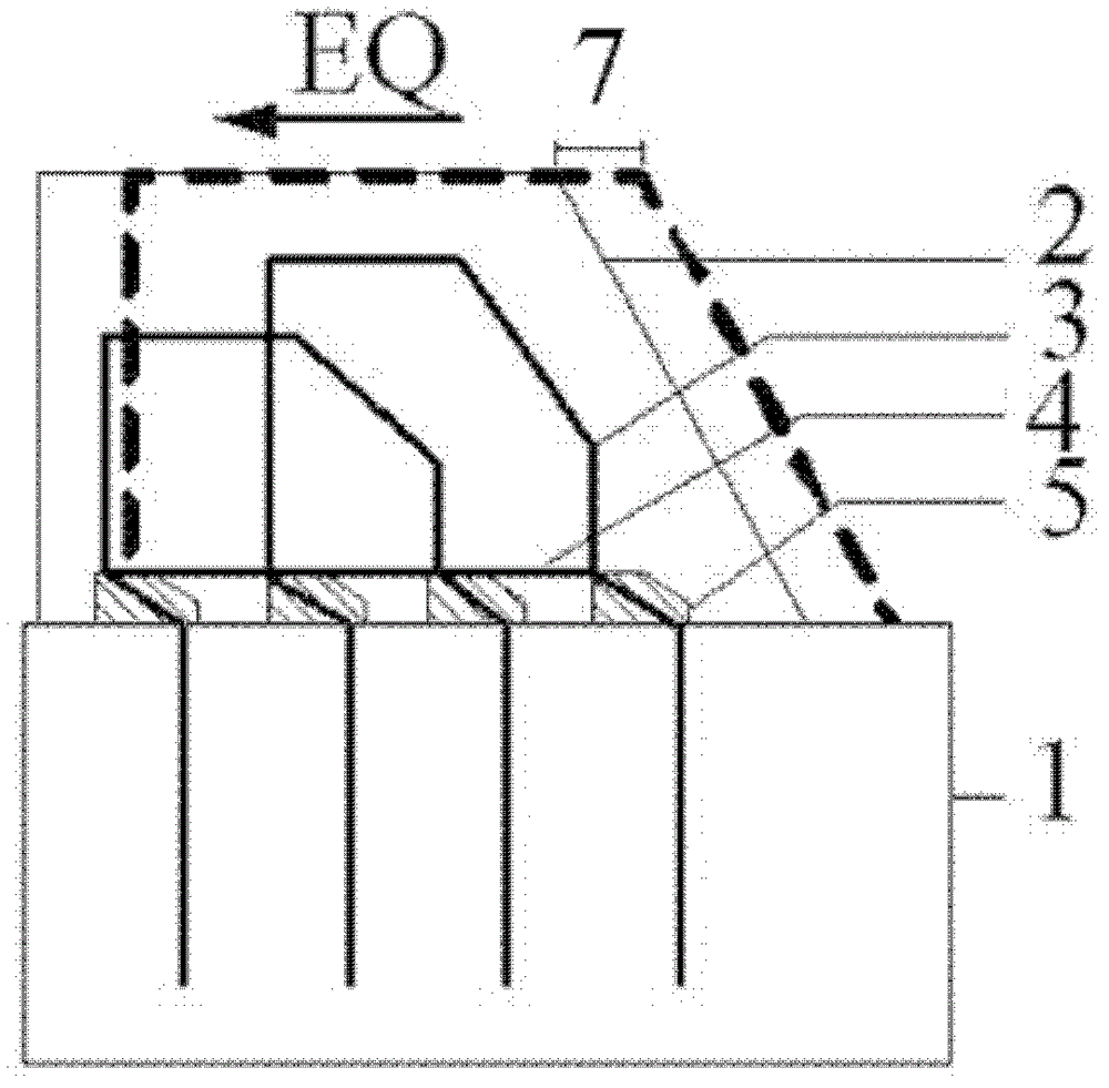 Resettable bridge abutment anti-seismic chock block