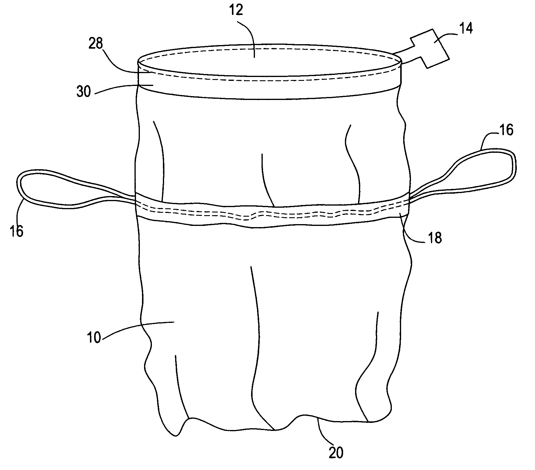 Portable rapidly deployable waste containment device