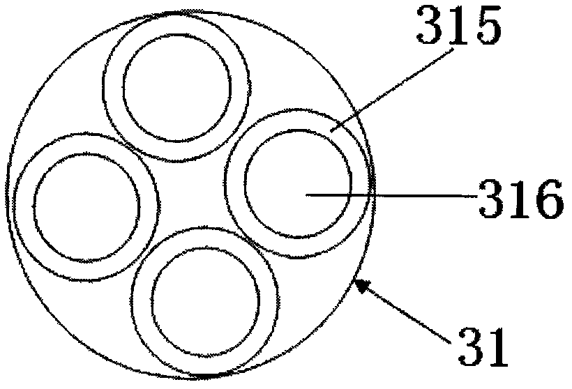 Mould for manufacturing special cable