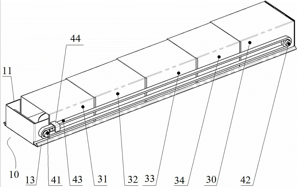 Switch cabinet valve device and switch cabinet using same