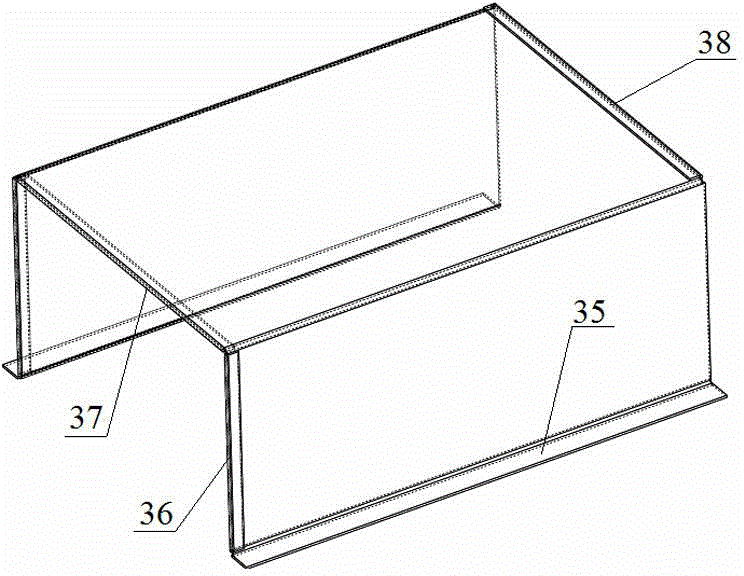 Switch cabinet valve device and switch cabinet using same