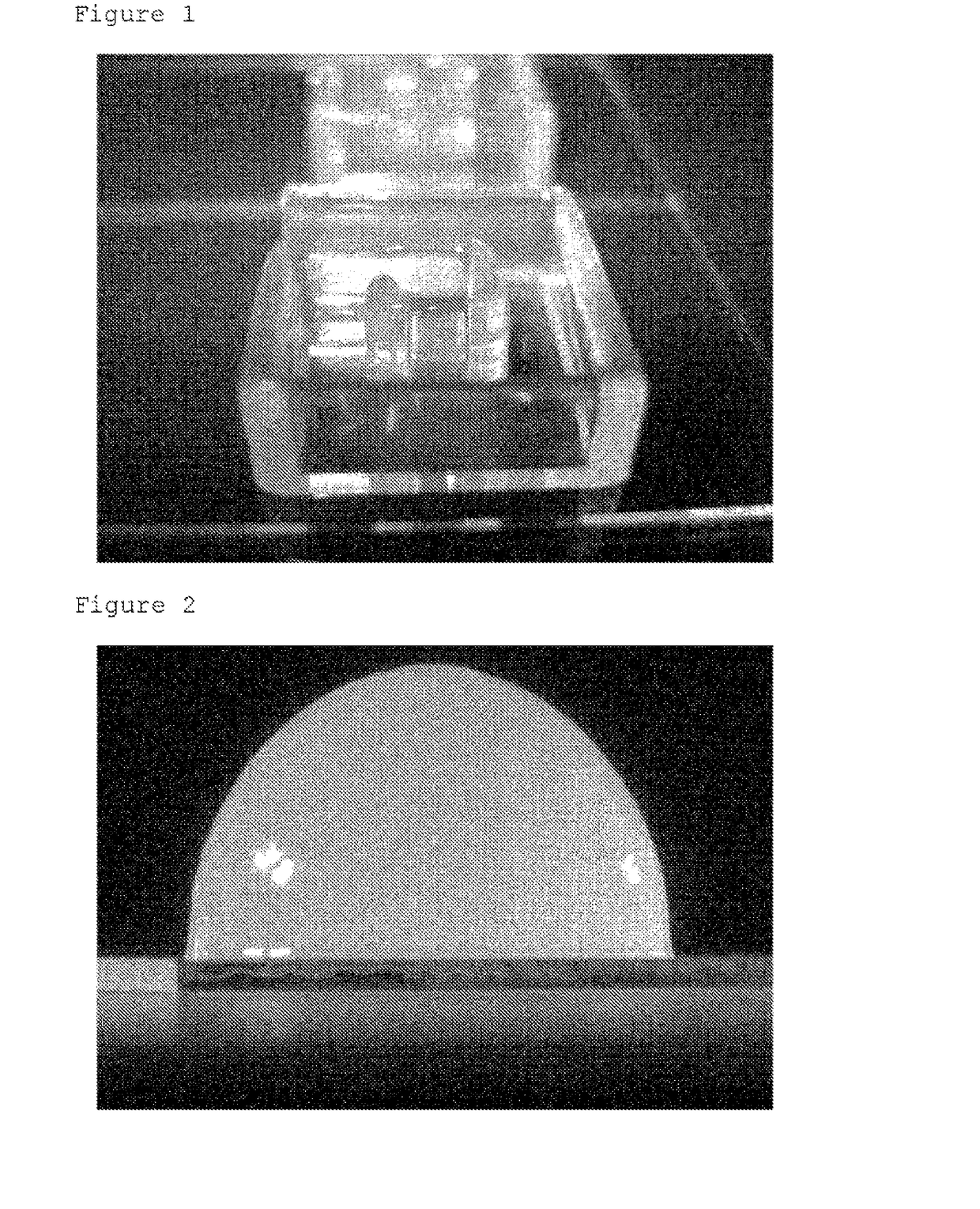 Silicone compositions for producing elastomeric molded parts by means of ballistic methods