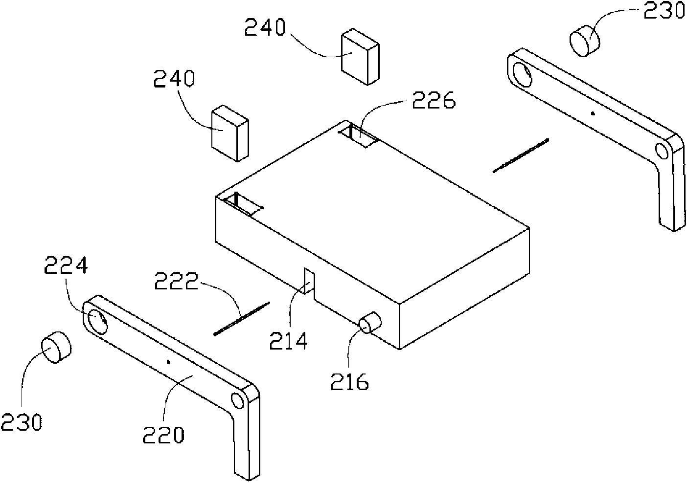 Voice coil motor testing device and auxiliary device thereof