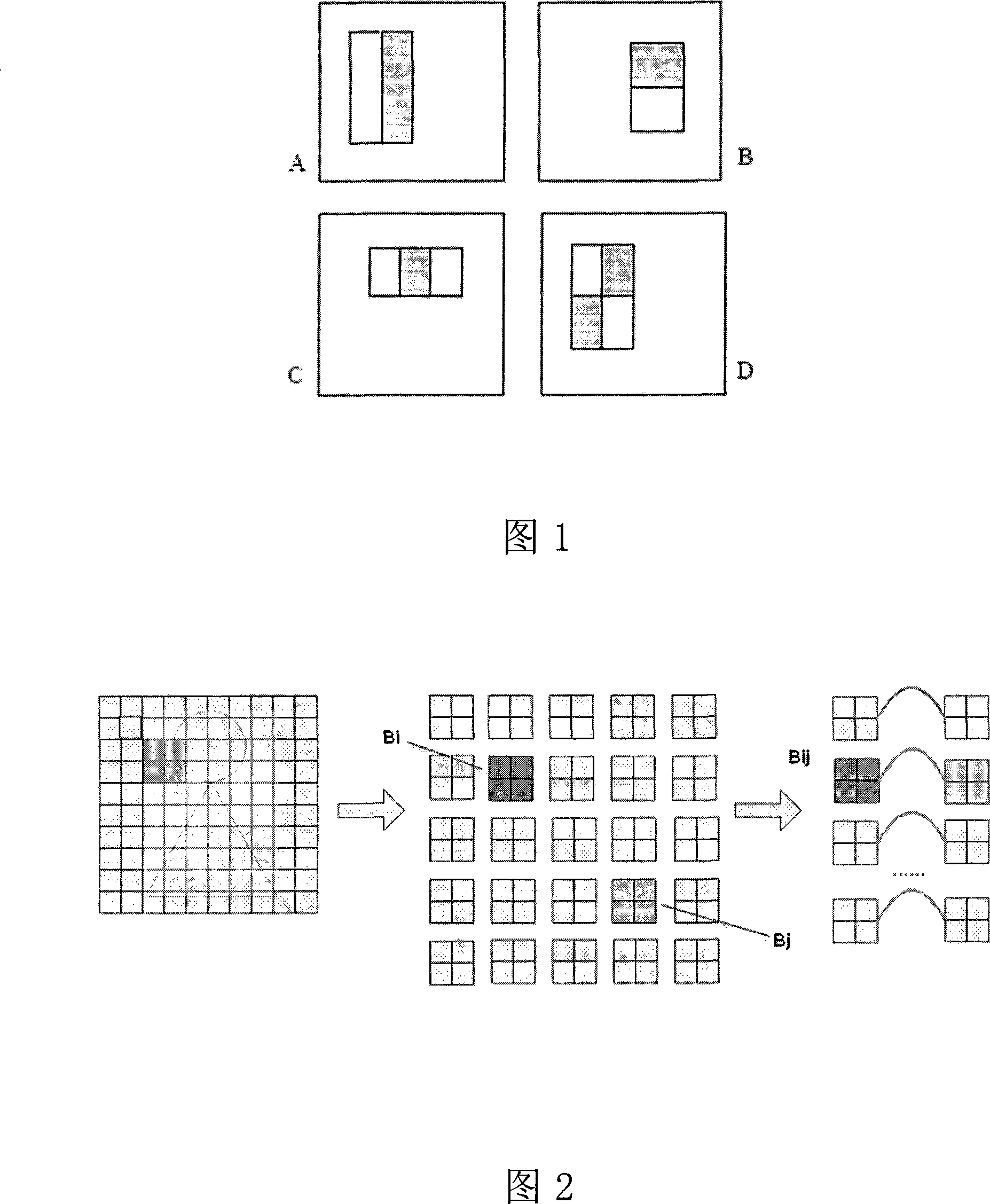 Human face detection method based on picture geometry