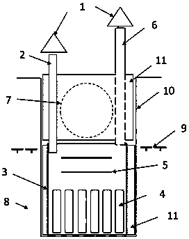 Cold mat system for protecting buried object in permafrost area, and construction method of cold mat system