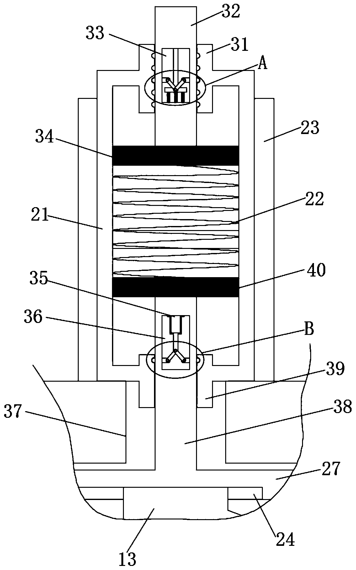 An energy storage floor tile