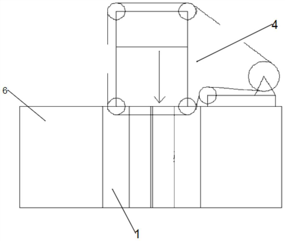 A built-in waterproof assembly structure and construction method for water conservancy projects after crossing joints