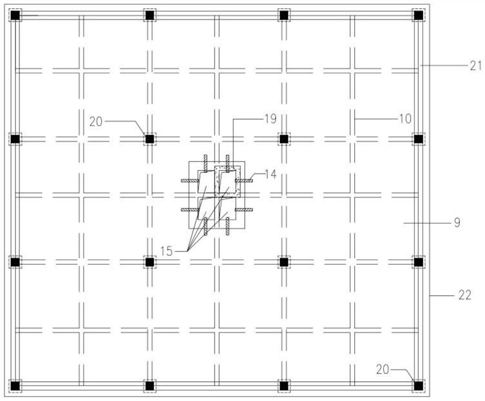 Underground anti-floating pool for water drainage and pressure reduction and water drainage and pressure reduction method thereof