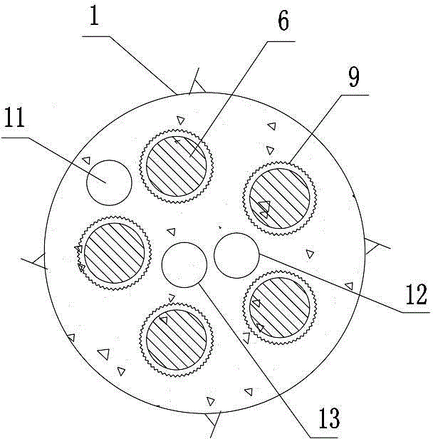 Construction method of prestressed anchor cable