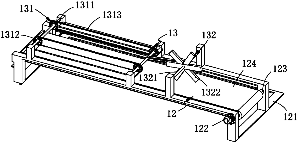 An inductor full-automatic and high-efficiency assembly device