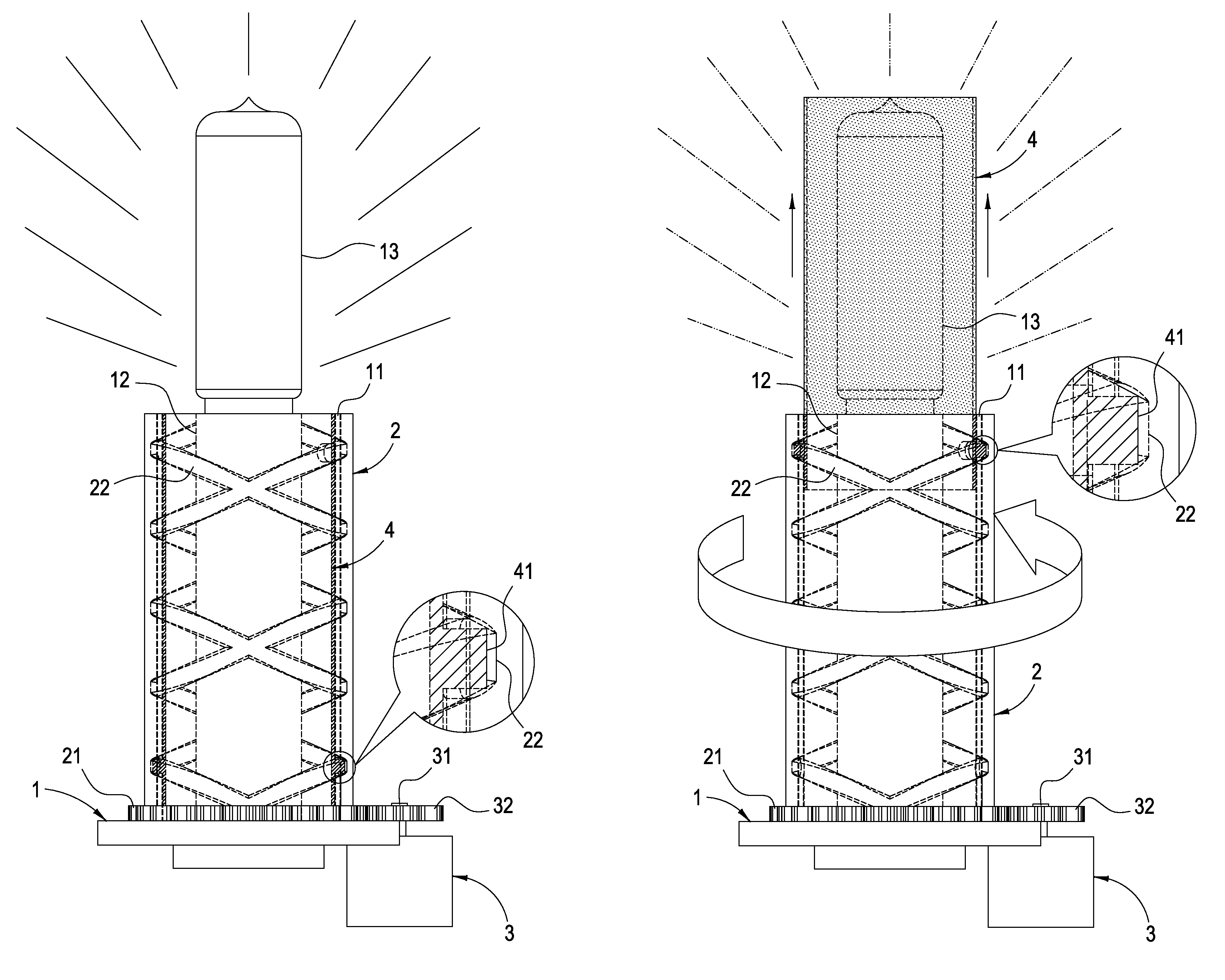 Structure of automobile lamp