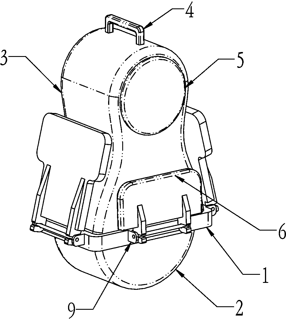 Bidirectional self-balance electric vehicle