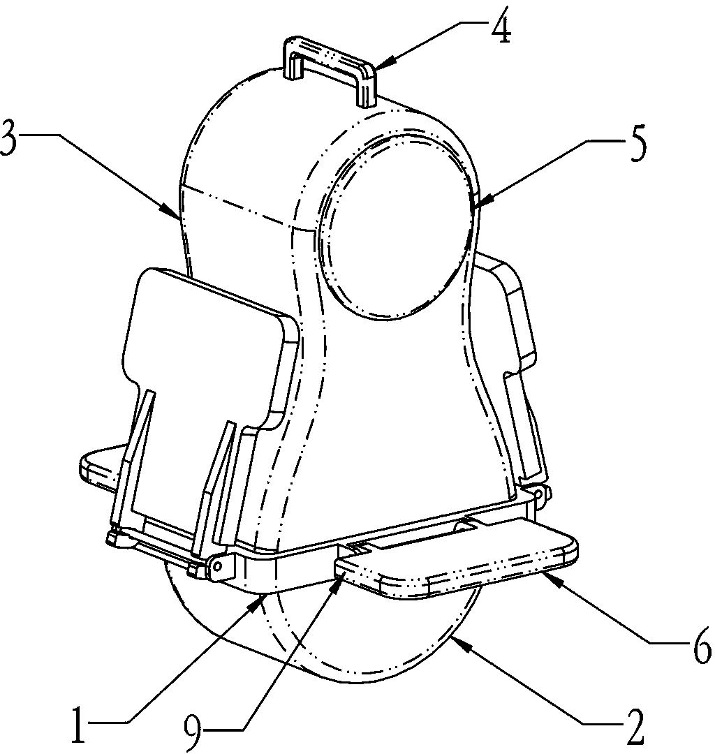 Bidirectional self-balance electric vehicle