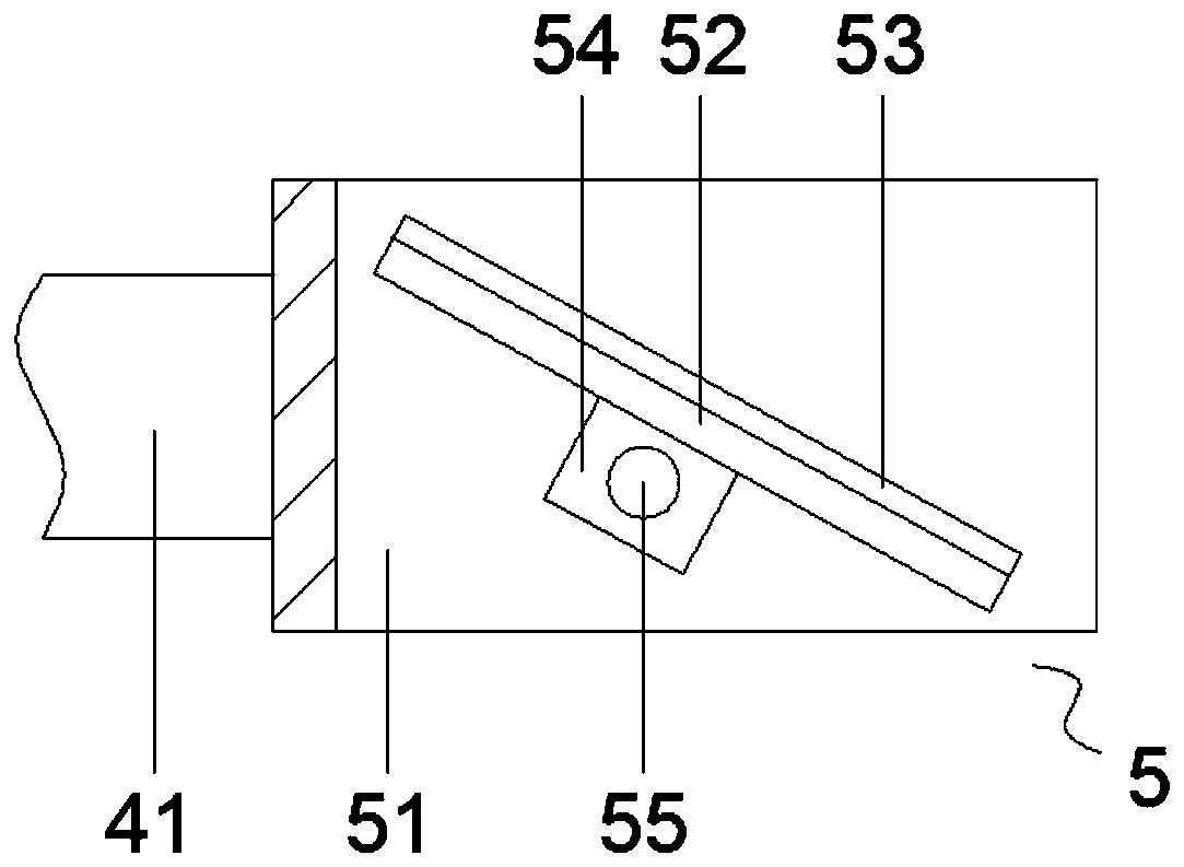 A dust bucket support base