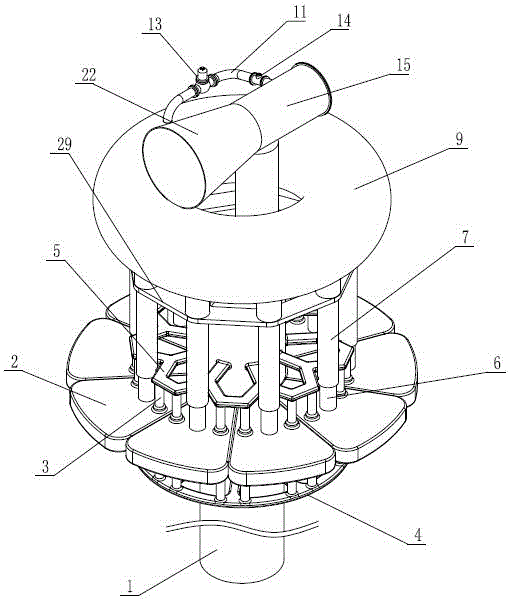 Energy storage wave power generation system