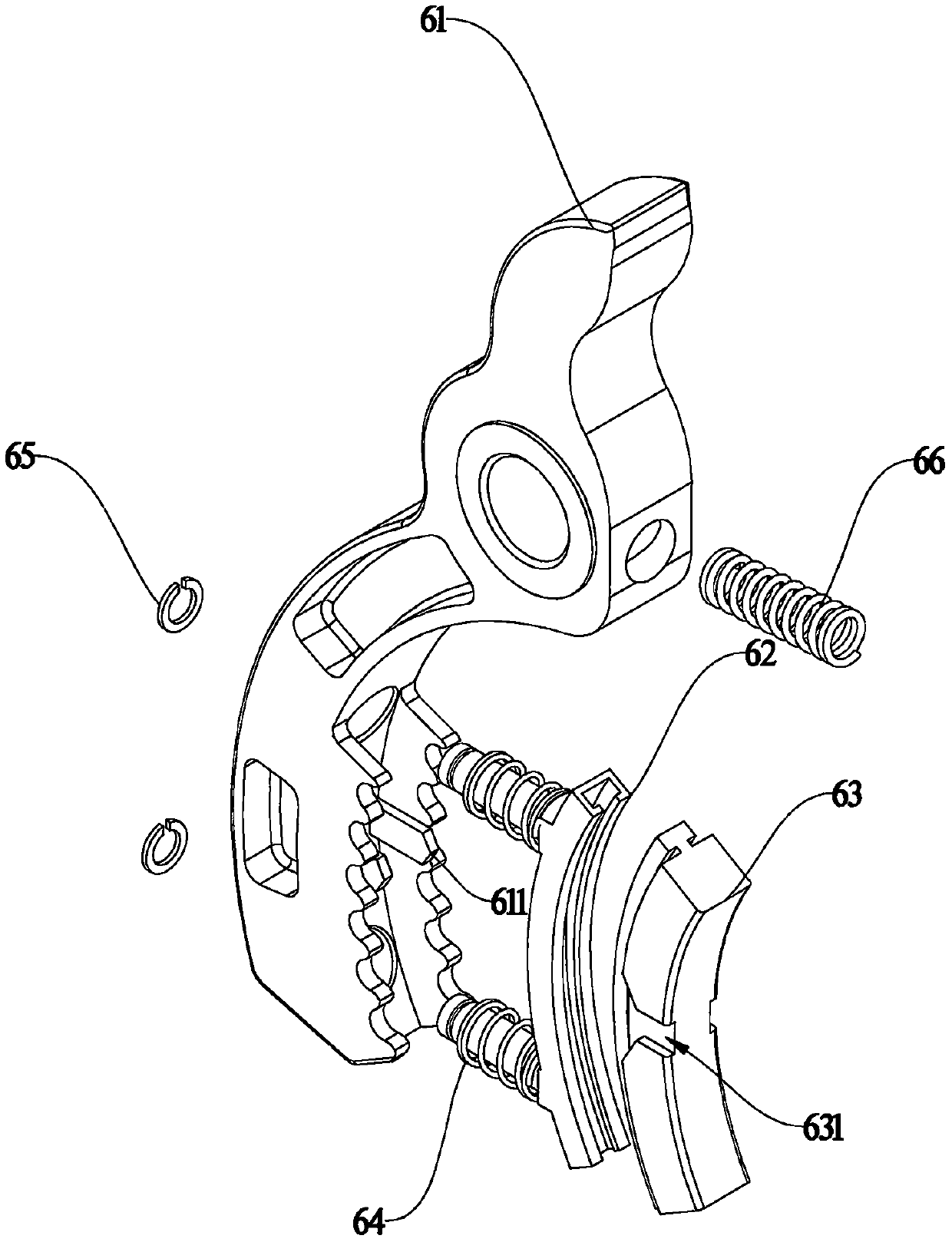 A transmission mechanism for a tractor