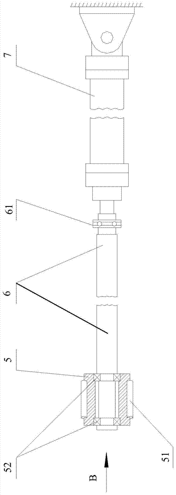 Rolling press device of composite tube