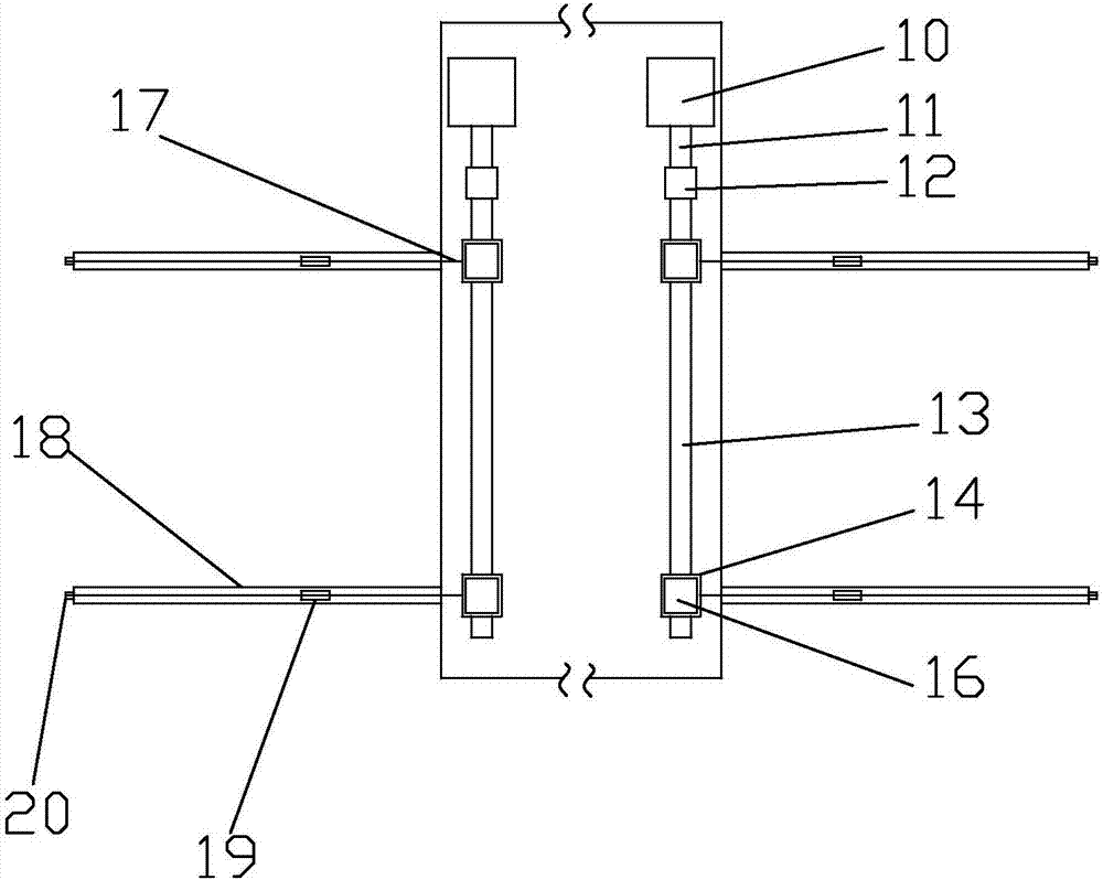 Wind-shielding device used in ancient building gallery bridge and installation method thereof