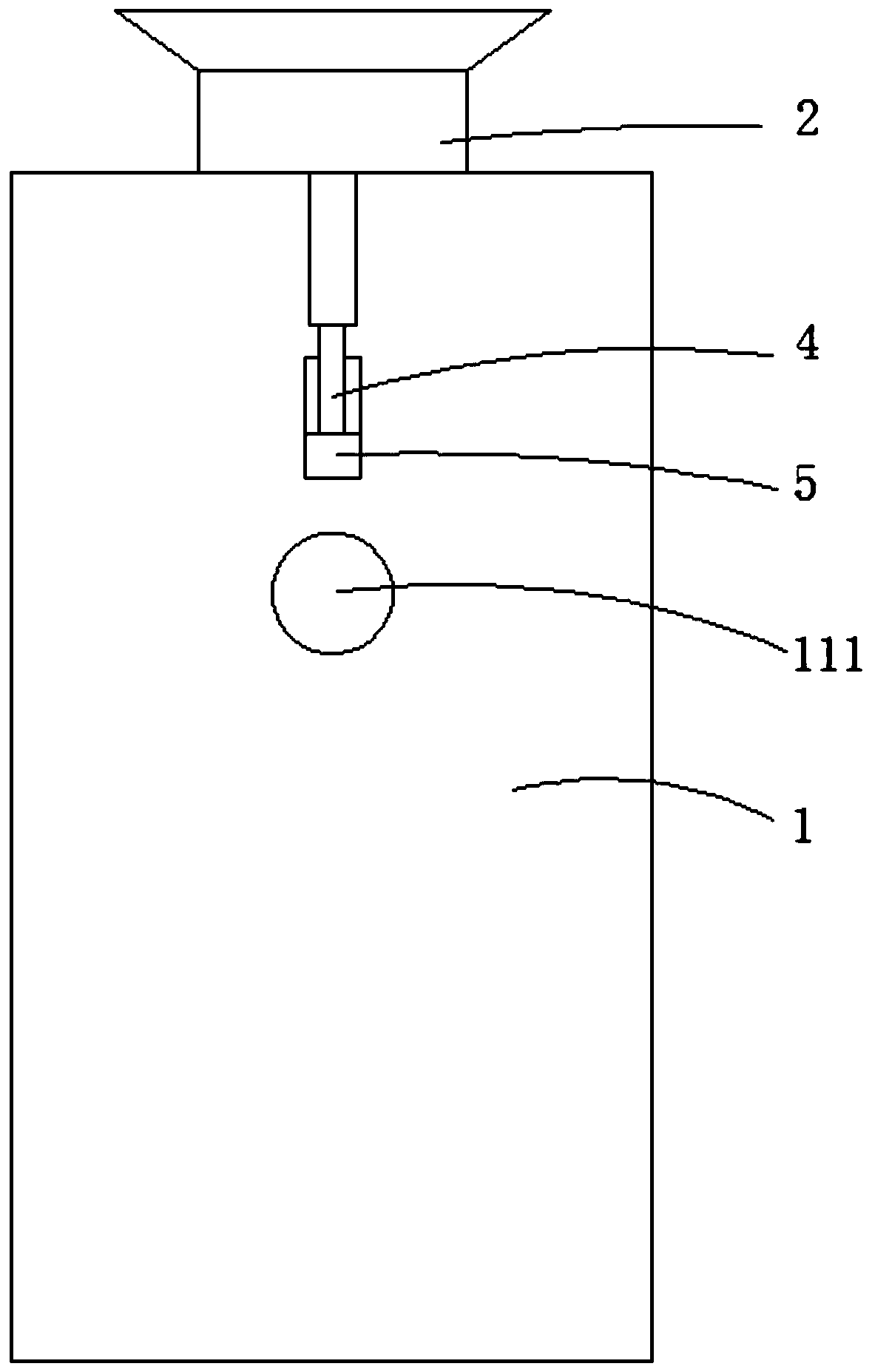 Vibrating screen type peach peeling device by fire method, having dust removal function