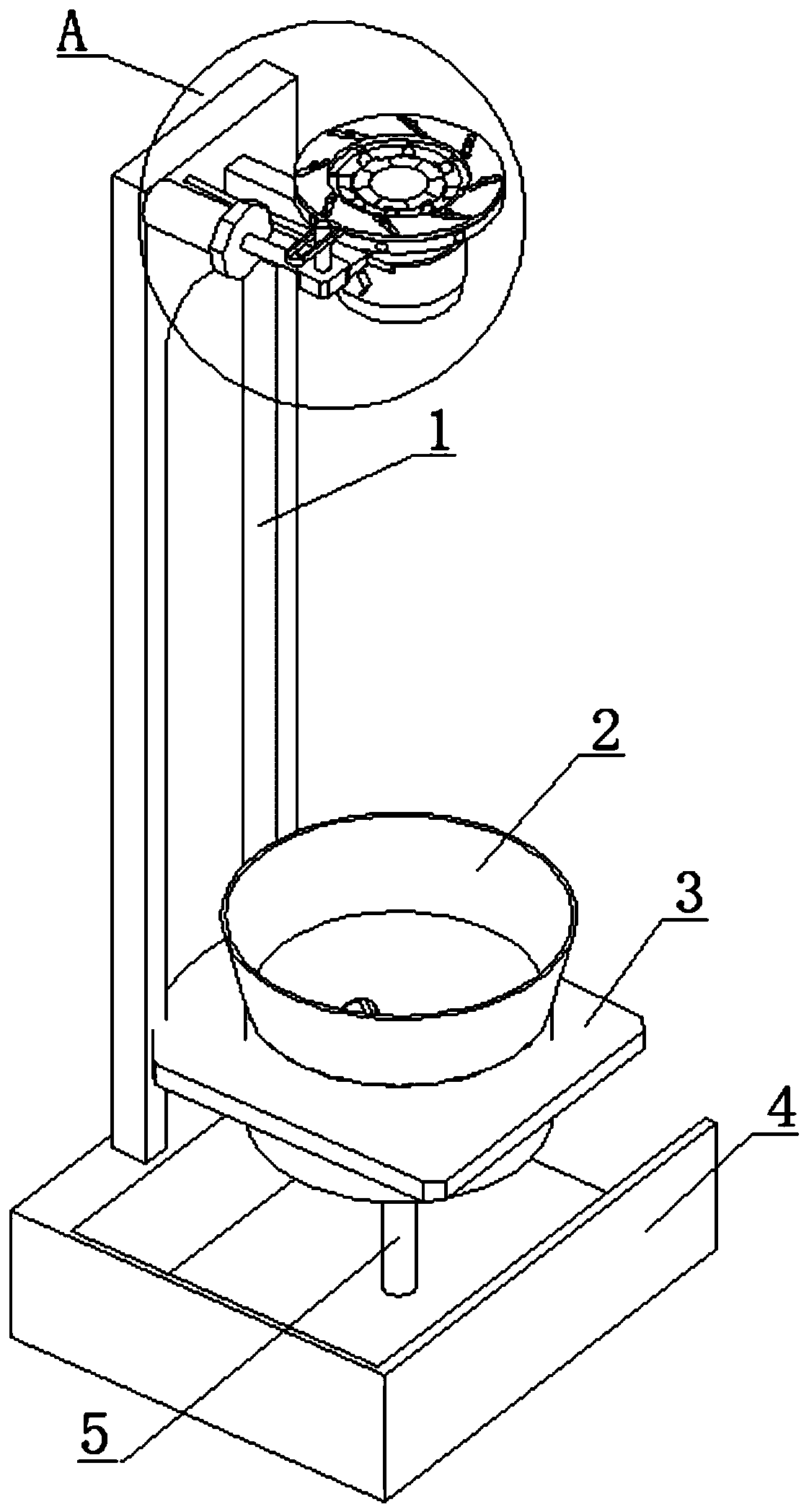 Sugarcane peeling device