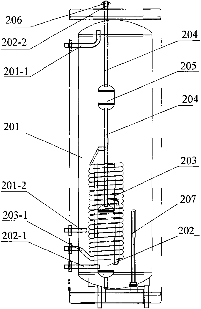 Water tank used for solar water heater and solar water heater