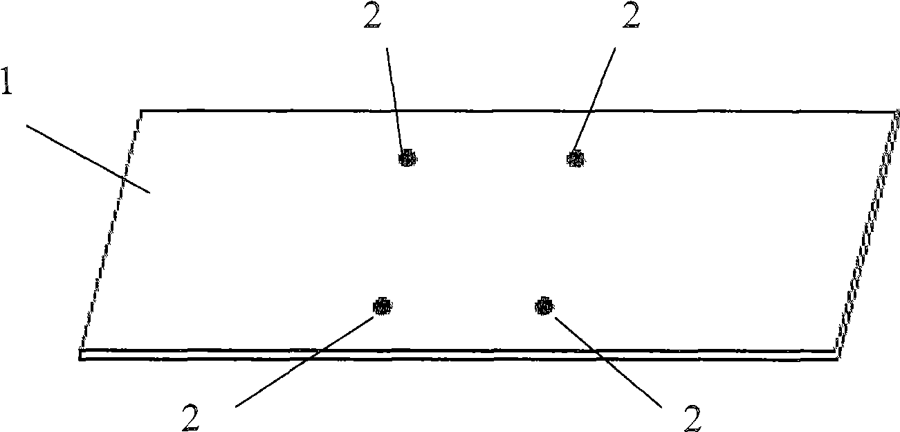 Visible component counting pool, its production method and use method