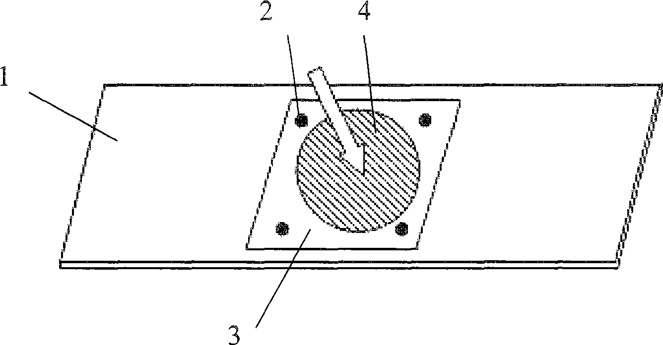 Visible component counting pool, its production method and use method