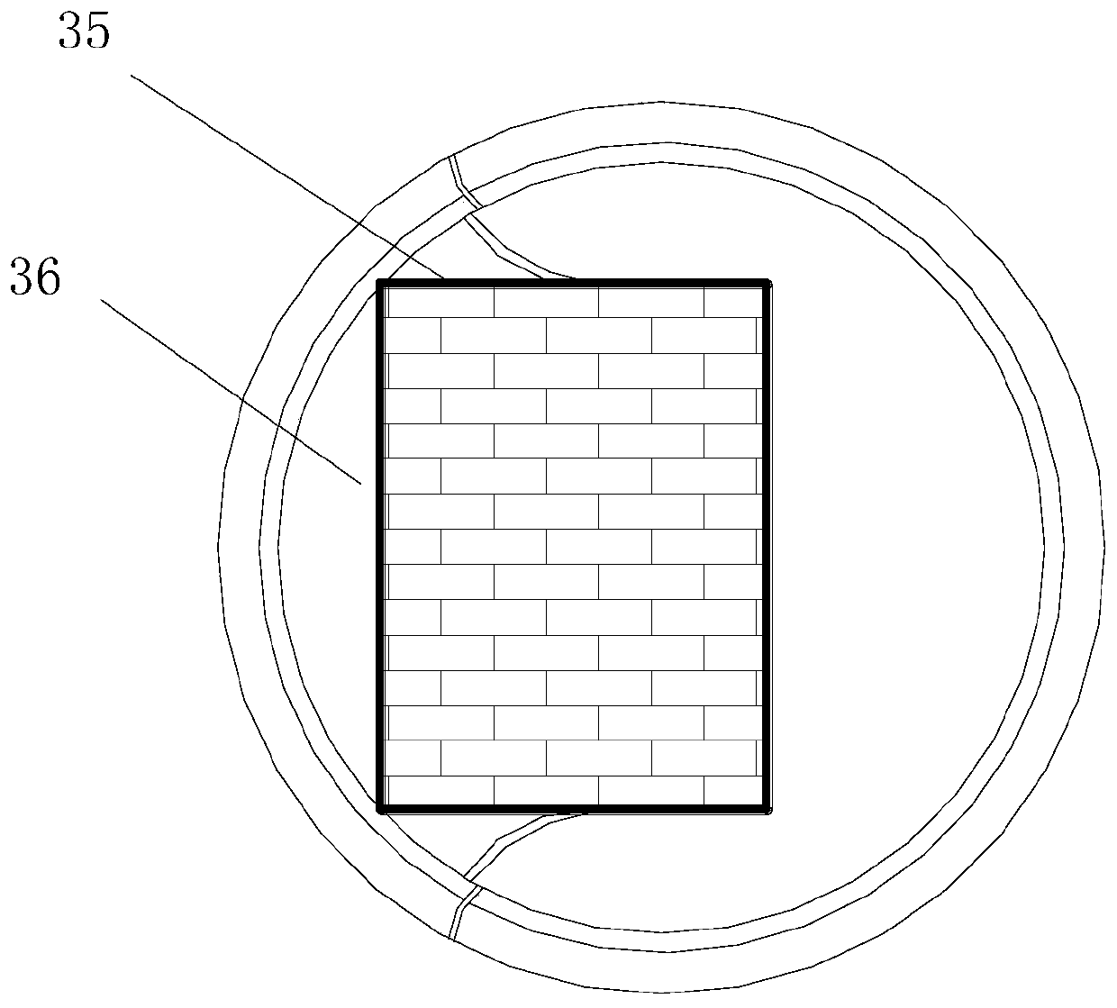 A coal gangue brick drying equipment