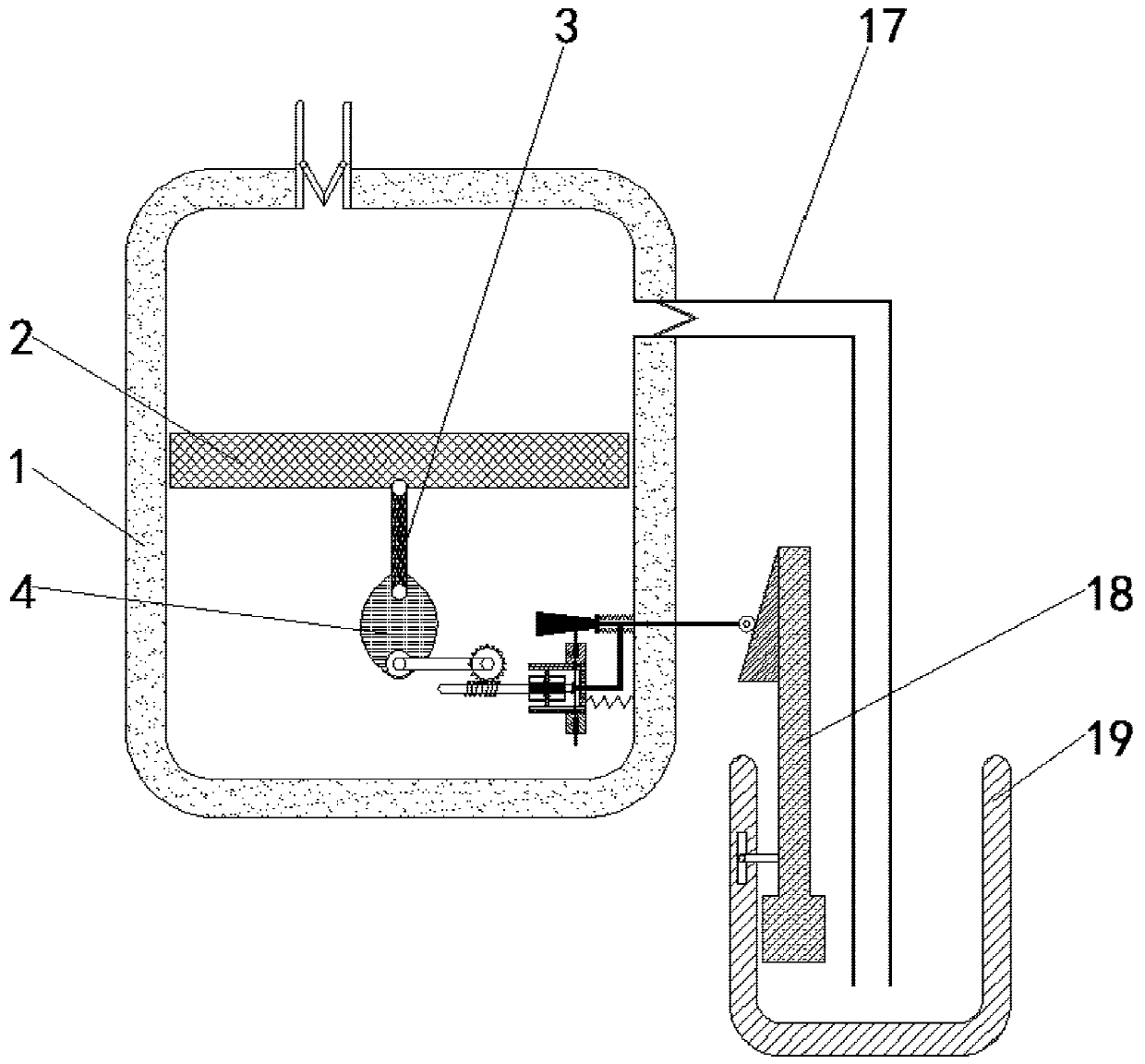 Energy-saving compressor used for agitating air in sewage treatment pond