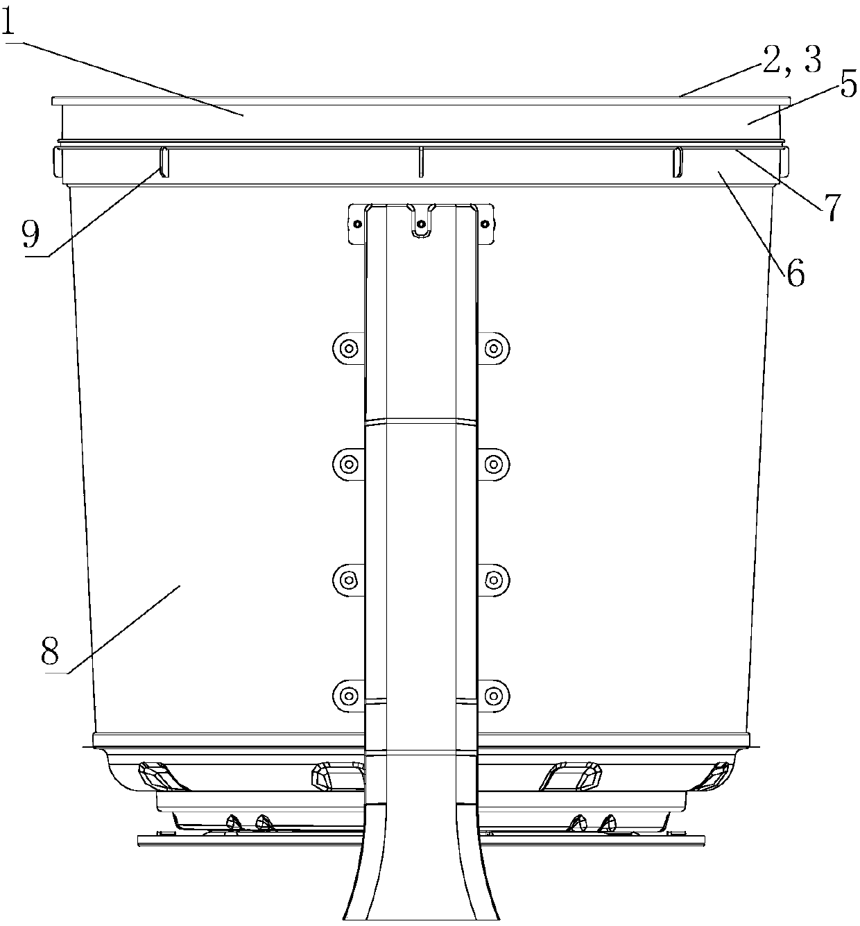 Washing machine balancing ring and washing machine