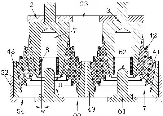 A lateral and longitudinal stiffness adjustment method and structure of a primary suspension device