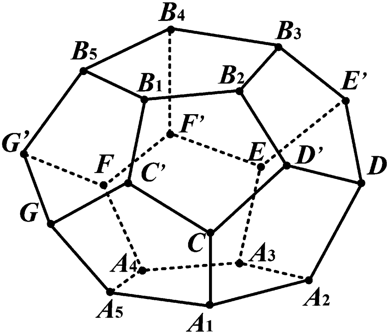 Single degree of freedom mobile dodecahedron deployable symmetric coupling mechanism