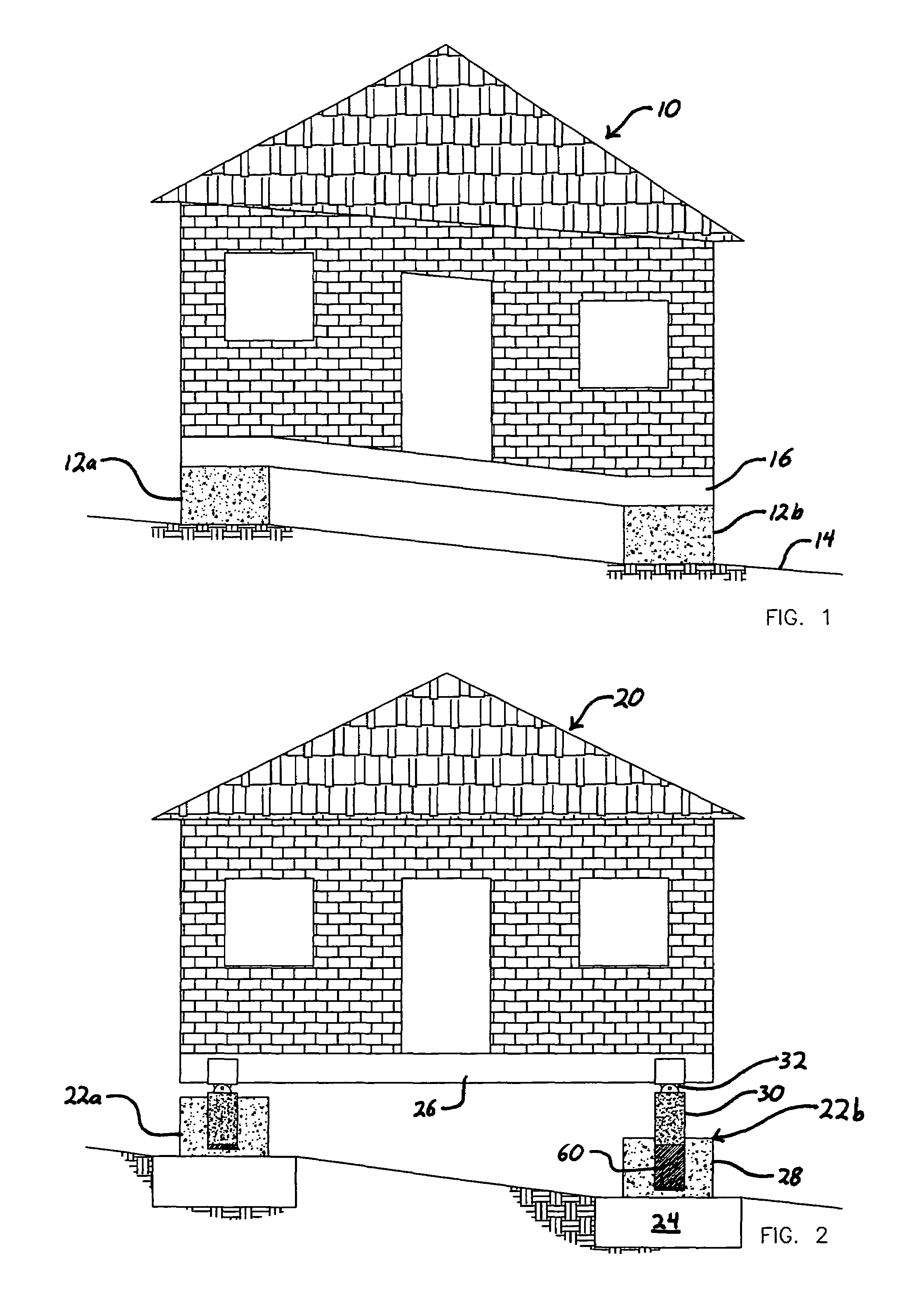 Adjustable pier