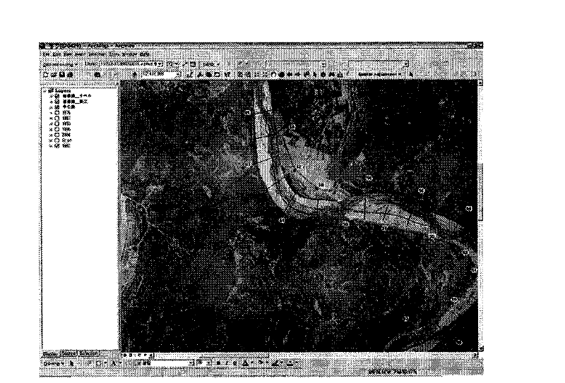 River time series analysis system and method based on spatial image information and gis