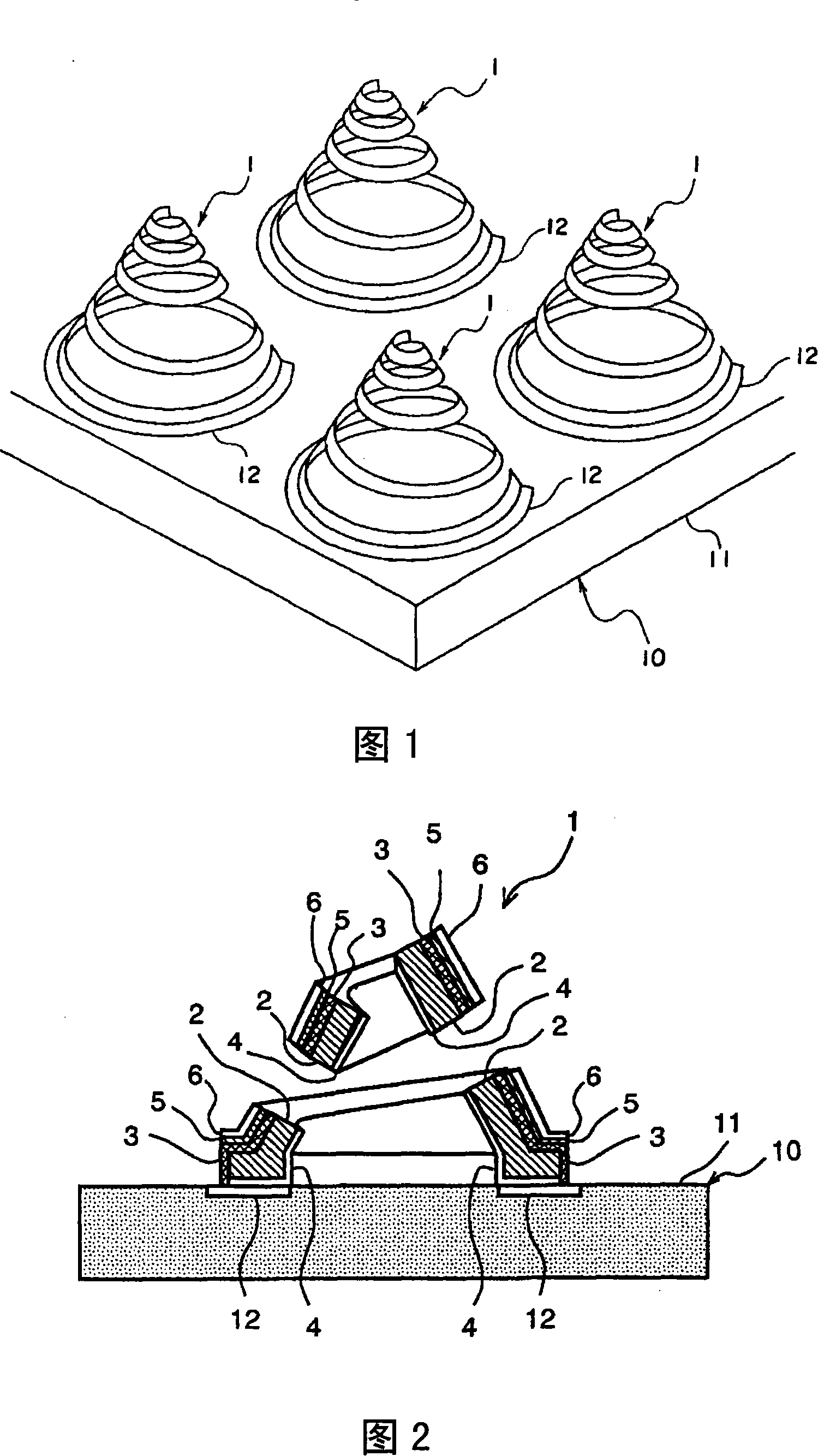 Semiconductor device contact resistant to deterioration due to heat and method for manufacturing contact