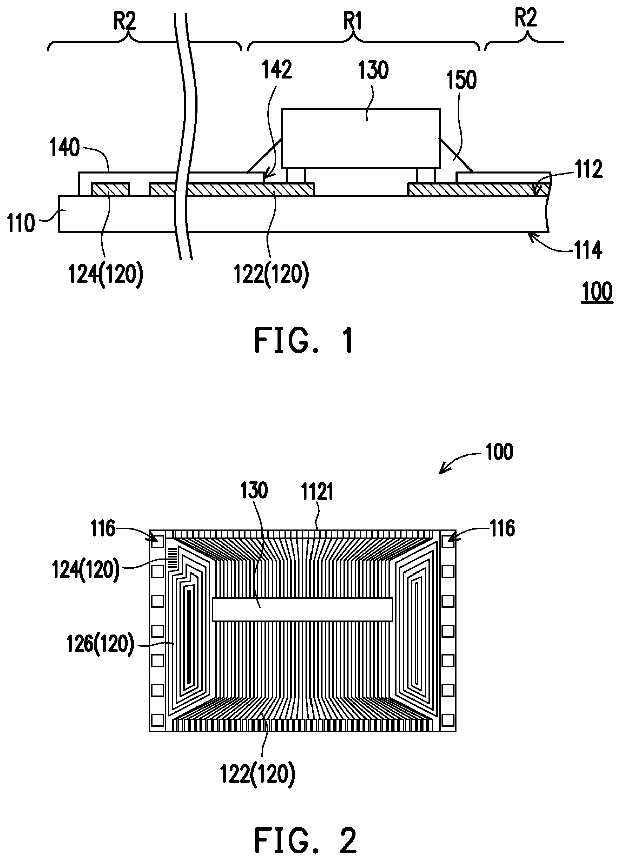 Chip on film package structure and method for reading a code-included pattern on a package structure