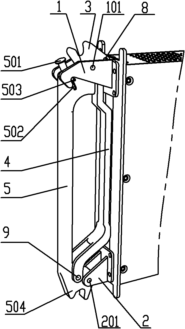 LRM (Line Replaceable Module) module locking and plugging device