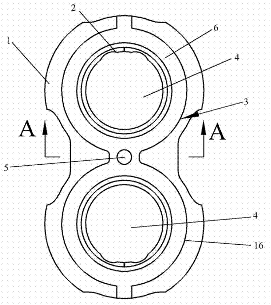 Full-hydraulic floating sealing-free bidirectional shaft sleeve