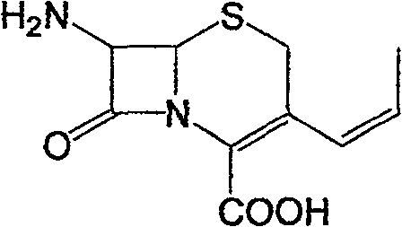 Method of preparing cefprozil parent nucleus 7-amino-3-propenylcephalosporanic acid