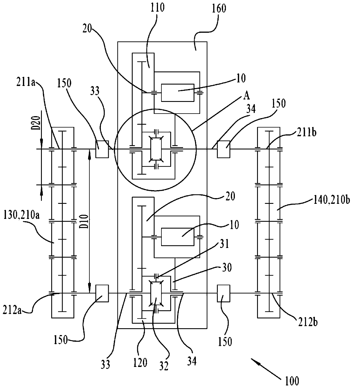 High-performance mechanical coupling test system and method for electric drive axle power assemblies